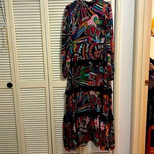 Farm dress women’s multi color size L